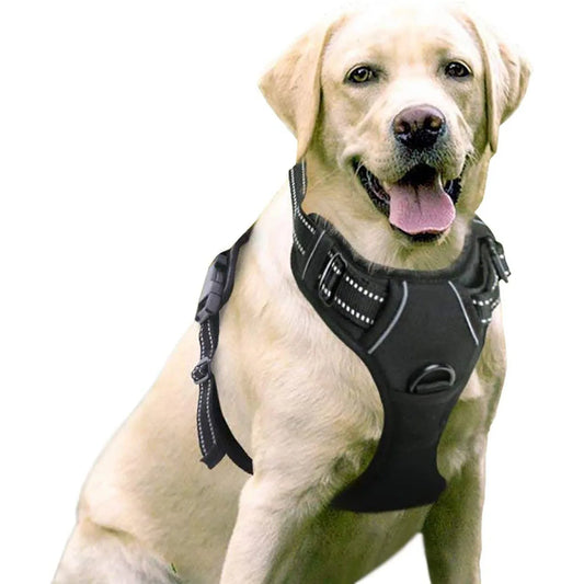 Sahebji's Reflective Adjustable Dog Harness for All Sizes