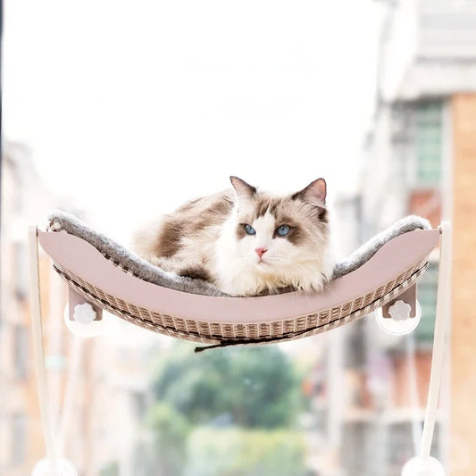Sahebji's Cute & Comfy: Cat Window Hammock Bed"