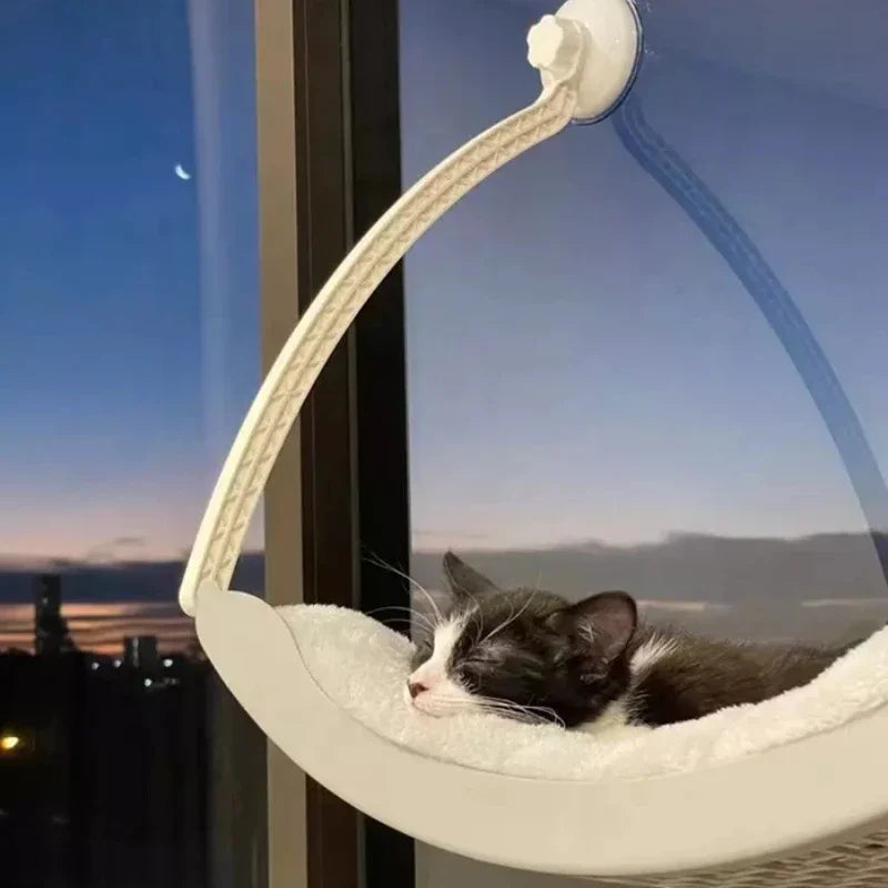 Sahebji's Cute & Comfy: Cat Window Hammock Bed"