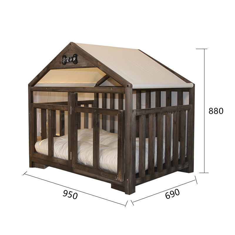 Premium Four-Season Dog House: Customizable and Easy to Clean