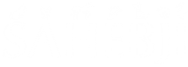 SAHEBJI transparent logo in white font