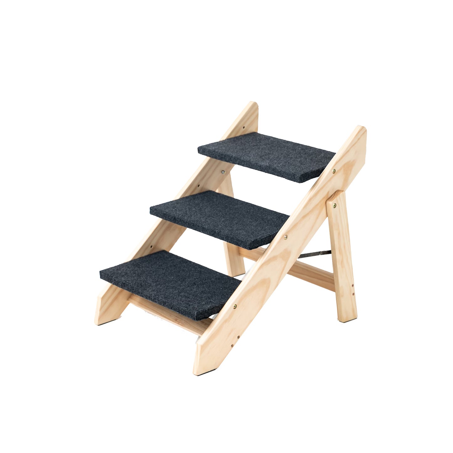 Wooden Pet Stairs for Beds & Cars