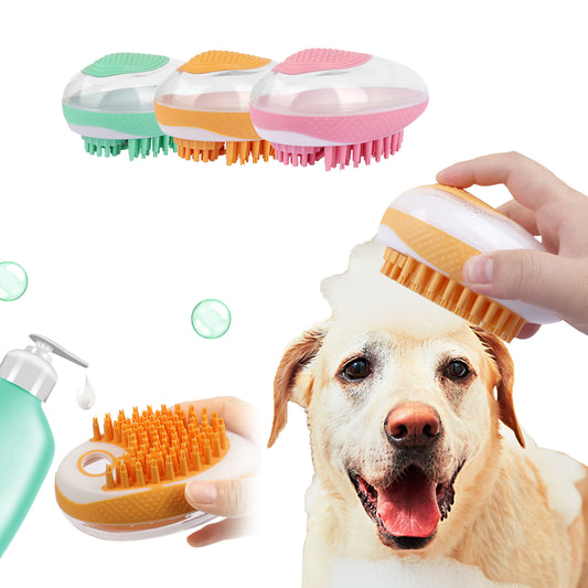 Pet Bath Brush for Dogs & Cats 