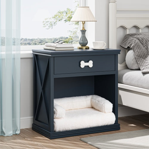 Luxury Premium Vintage Small Locker with LED Lights – Elegant Design Featuring a Cozy Pet Bed for Ultimate Comfort and Stylish Storage